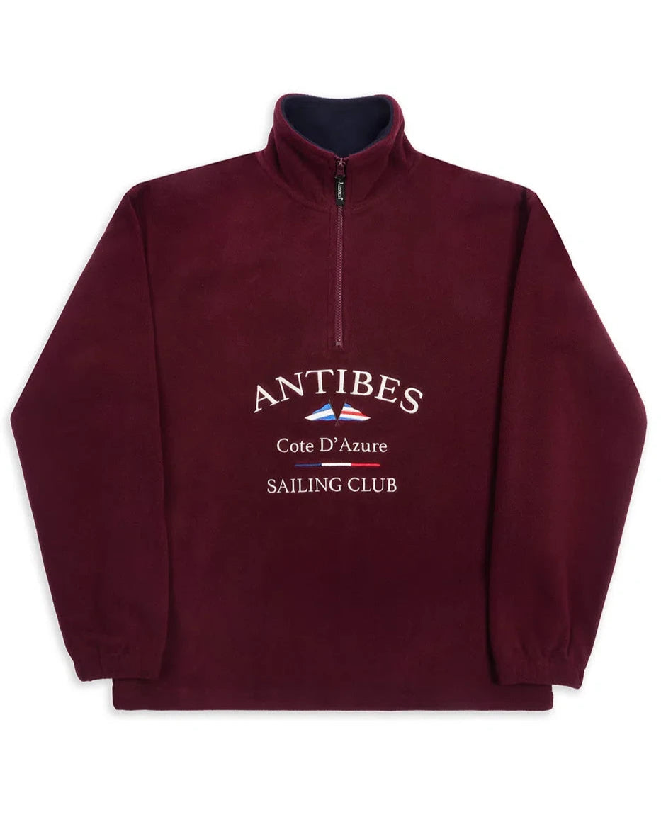Antibes Fleece Burgundy Jacket