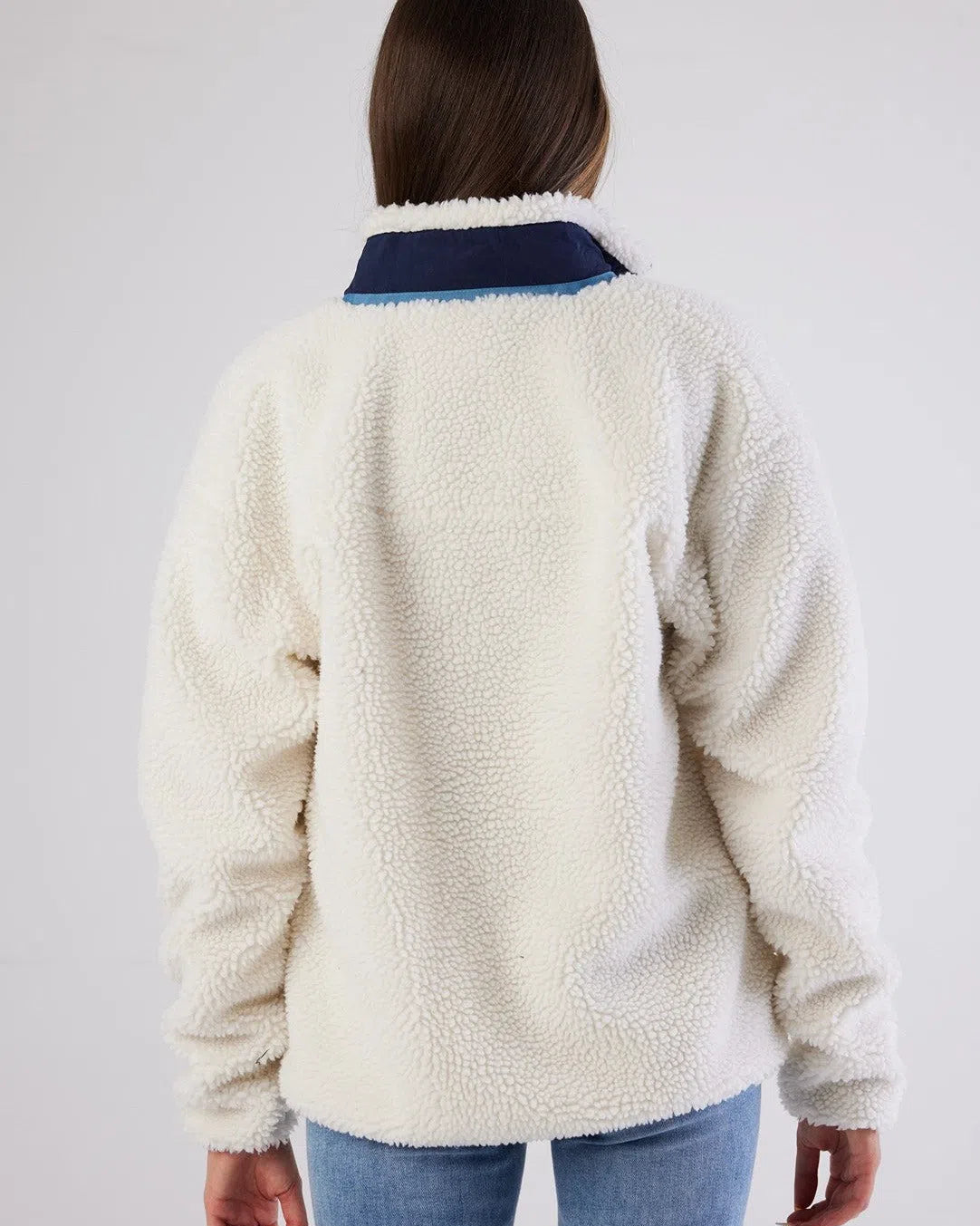 Sherpa Full Zip Fleece Fleece Cream