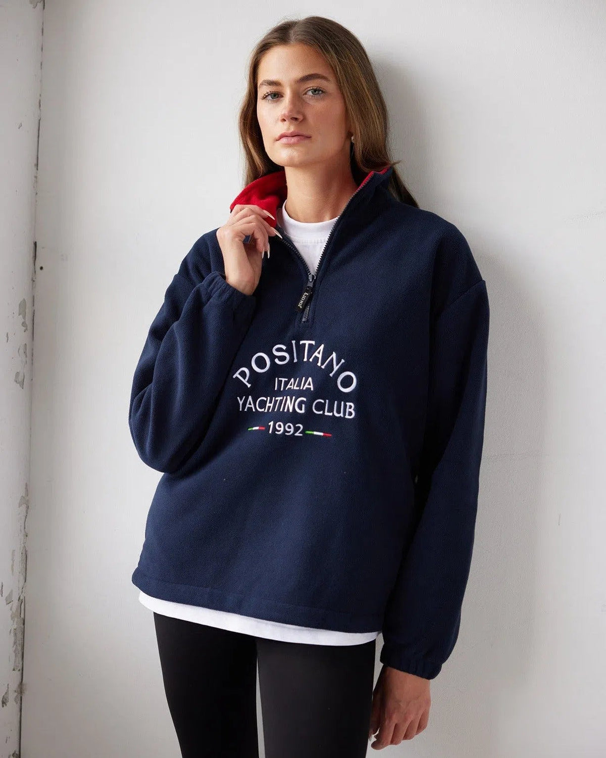 Positano Yacht Fleece Navy Jacket