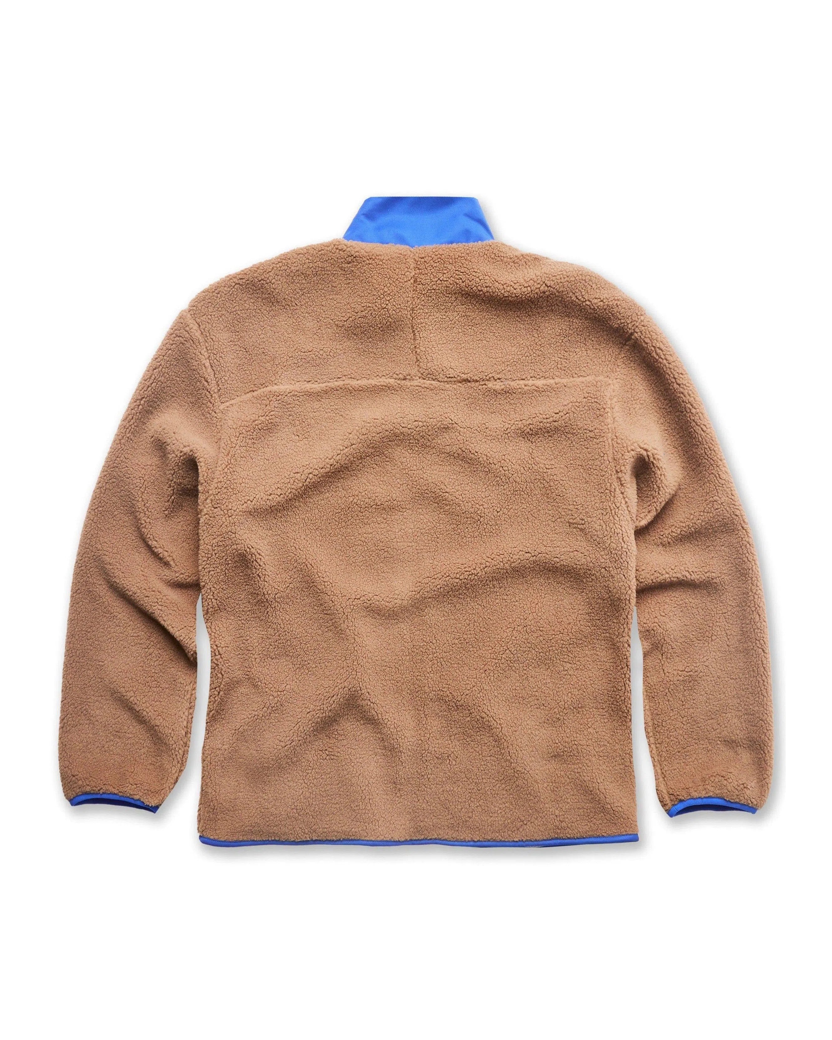 Sherpa Full Zip Fleece Beige Jacket