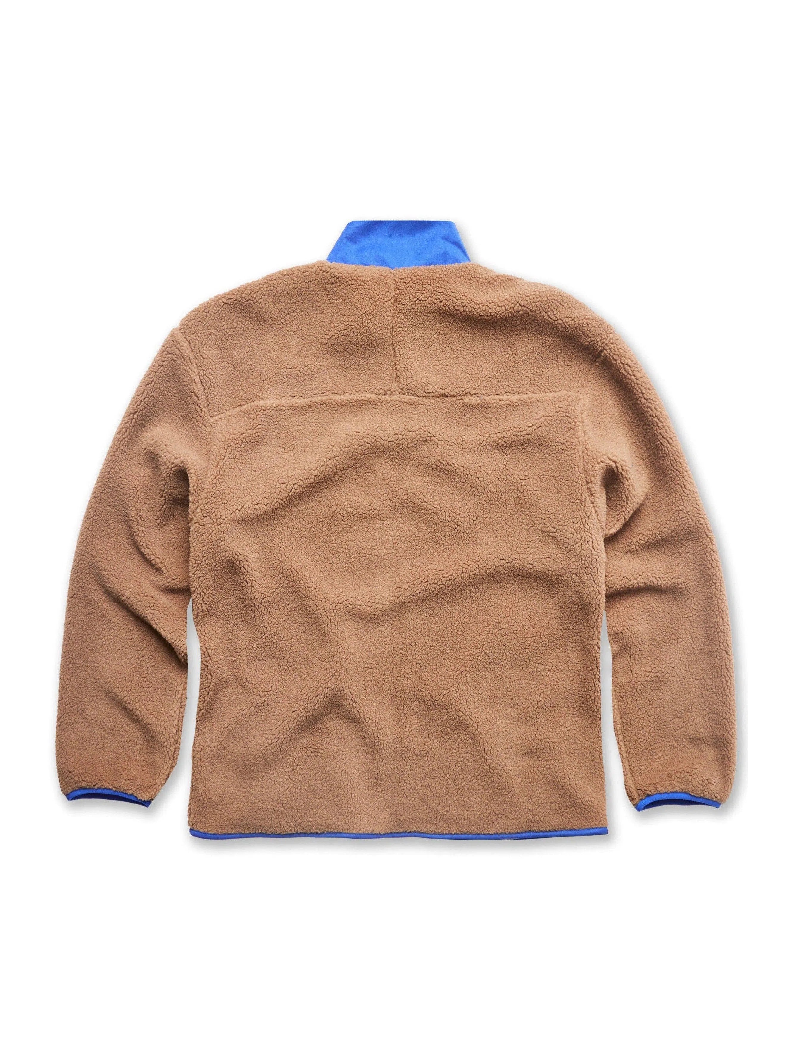 Sherpa Full Zip Fleece Beige Jacket