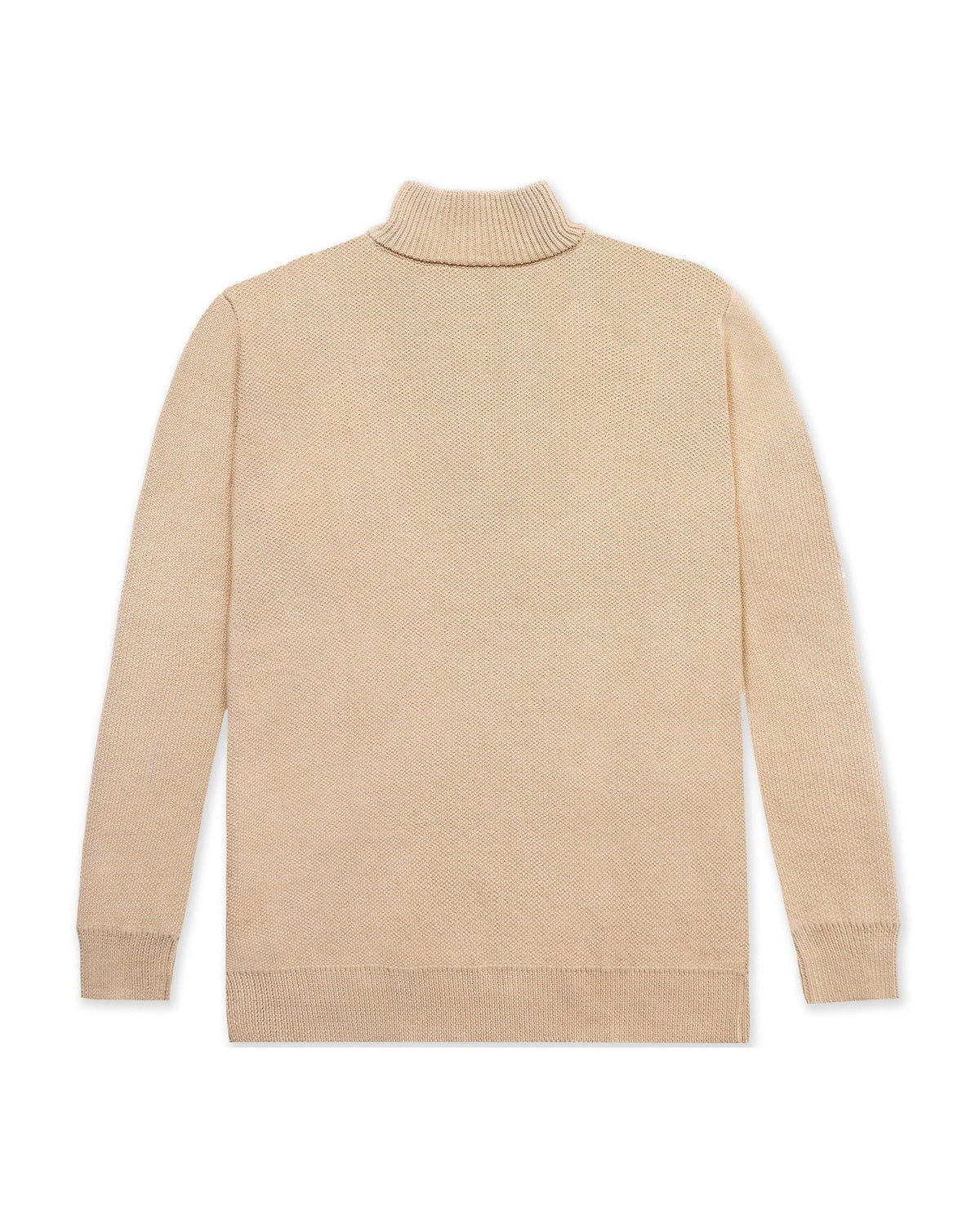 Knit 1/4 Zip Beige