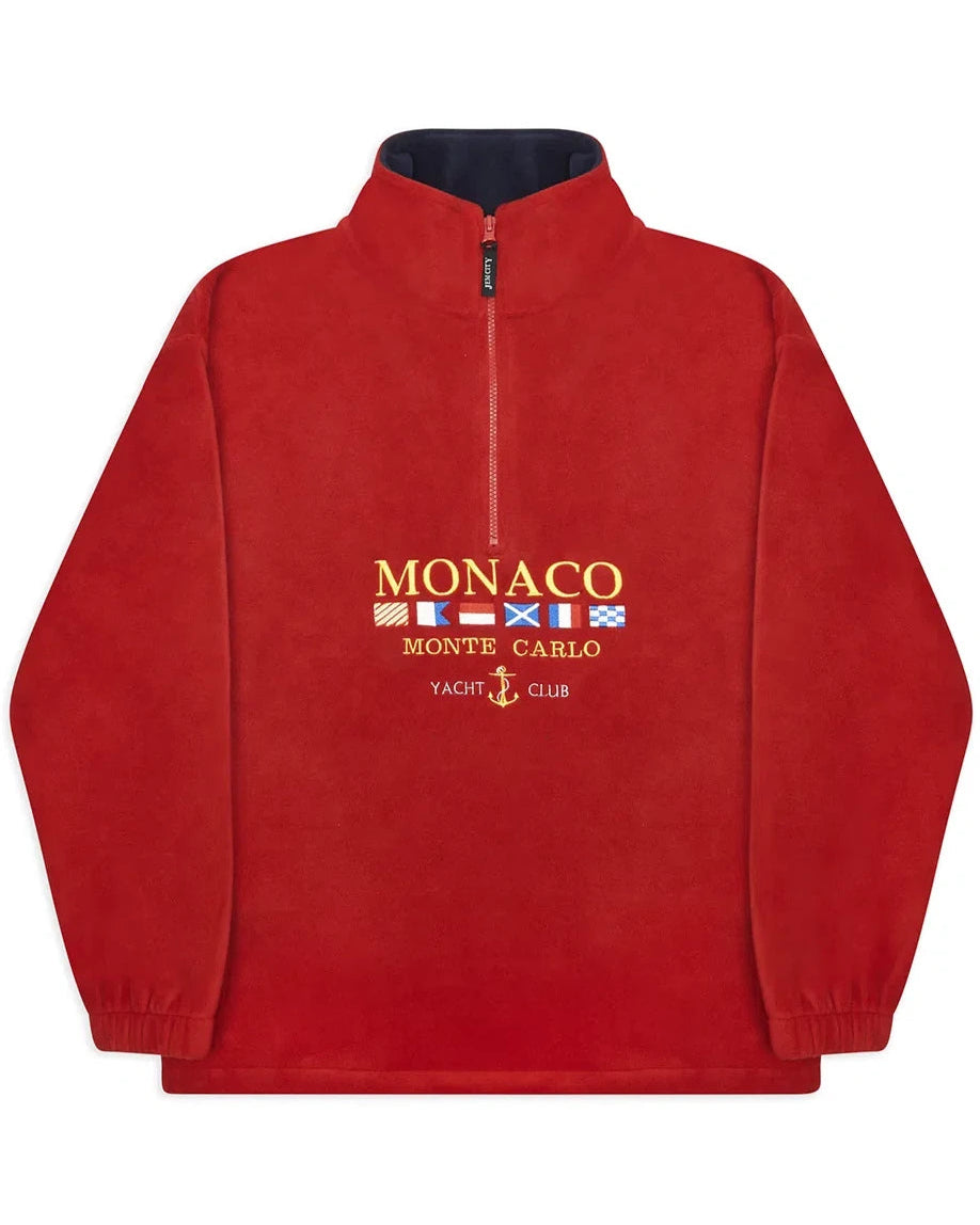Monaco Vintage Fleece Red Jacket