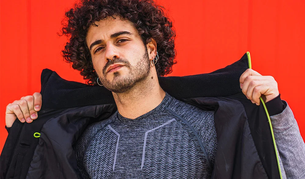 quarter zip fleece for men