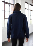 Courchevel Ski Club Fleece Navy Jacket