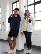 Sherpa Full Zip Fleece Fleece Cream