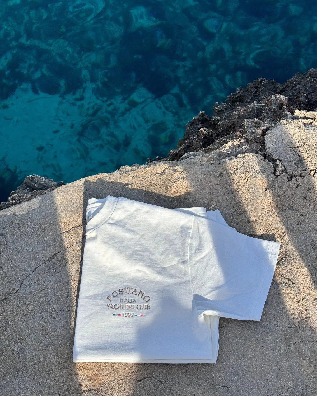 White Positano Small Logo T-Shirt