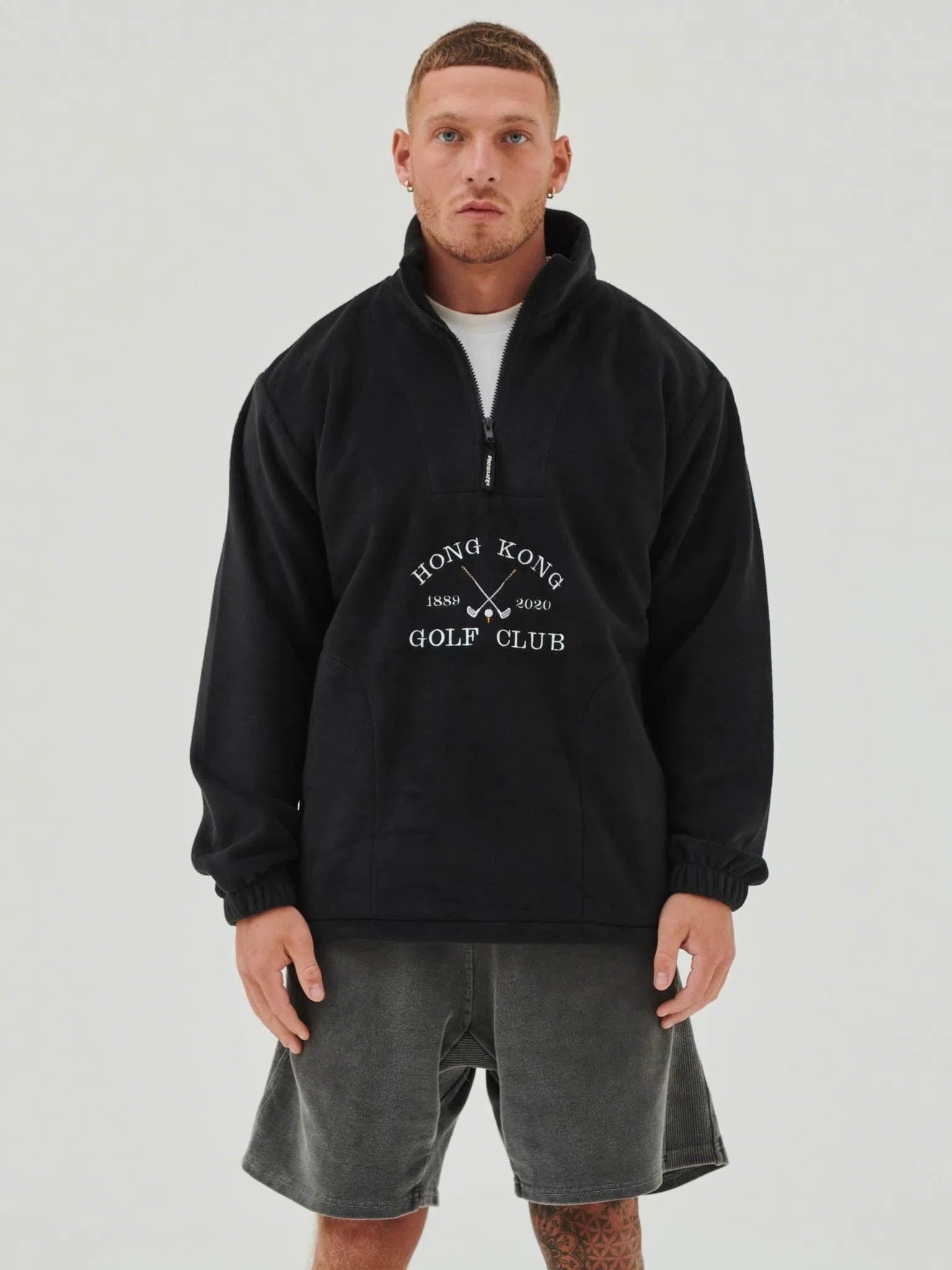 Hong Kong Golf Fleece Black